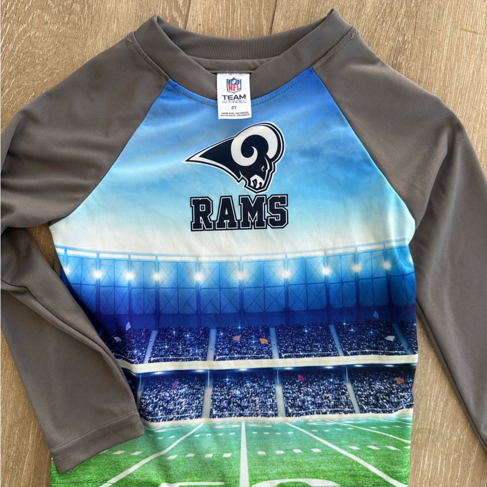 LA Rams Toddler Dri fit long sleeve